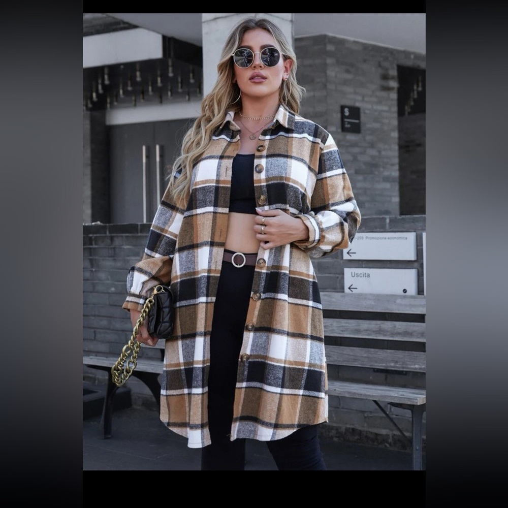 Plaid coat